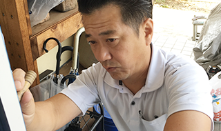 アフターフォローの様子