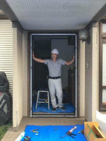 ドアリモ玄関枠取付