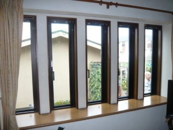 防犯合わせガラスに交換