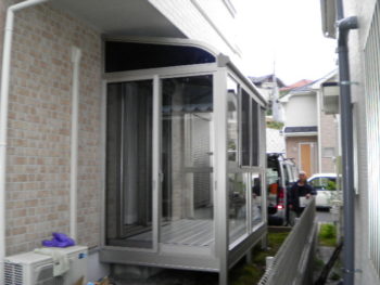 東村山市 TA様邸 テラス囲い追加リフォーム施工事例